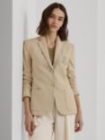 Lauren Ralph Lauren Anfisa Patch Jacquard Blazer, Explorer Sand