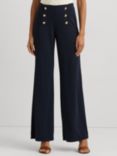 Lauren Ralph Lauren Corydon High Rise Trousers, Lauren Navy