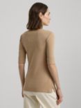 Lauren Ralph Lauren Judy Boat Neck Top, Birch Tan