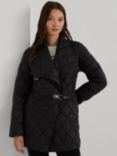 Lauren Ralph Lauren Buckle Quilted Jacket, Black