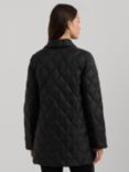 Lauren Ralph Lauren Buckle Quilted Jacket, Black