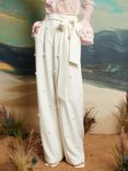 Sister Jane Polo Pearl Trousers, Cream