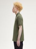 Fred Perry Short Sleeve Polo Shirt, Lwg / Night Green