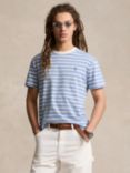 Polo Ralph Lauren Stripe Short Sleeve T-Shirt, Vessel Blue/Nevis