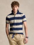 Ralph Lauren Striped Polo Shirt, Blue/Multi