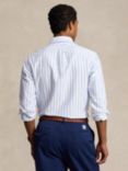 Polo Ralph Lauren Stripe Oxford Shirt, White Blue