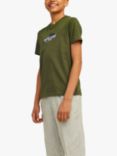 Jack & Jones Kids' Mountain Cotton T-Shirt, Cyress