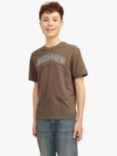 Jack & Jones Kids' Caleb Logo T-Shirt, Canteen