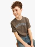 Jack & Jones Kids' Caleb Logo T-Shirt, Canteen