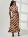 Jolie Moi Karmie Jersey Dress, Brown