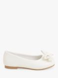 Angels by Accessorize Kids' Bow Ballerina Flats, Ivory