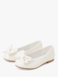 Angels by Accessorize Kids' Bow Ballerina Flats, Ivory