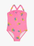 Angels by Accessorize Kids' Banana Print Swimsuit, Pink