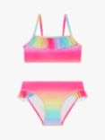 Angels by Accessorize Kids' Ombre Bikini, Pastel/Multi