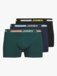 Jack & Jones Kids' Logo Trunks, Pack of 3, Black