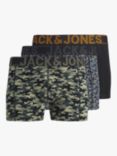 Jack & Jones Kids' Logo Trunks, Pack of 3, Black