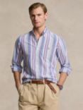 Polo Ralph Lauren Stripe Oxford Shirt, Blue/Multi