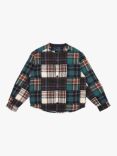 The New Society Kids' Kilamanjaro Cotton Patchwork Shirt, Patchwork