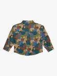 The New Society Kids' Bern Camouflage Print Shirt, Tapestry