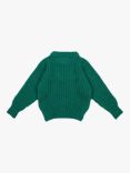 The New Society Kids' Tampere Jumper, Retro Green