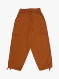 The New Society Kids' Standford Cargo Trousers, Toasted Caramel