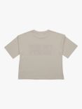 The New Society Kids' Artic Cotton T-Shirt, Vanilla Cream