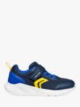 Geox Kids' Sprintye Trainers, Navy/Royal