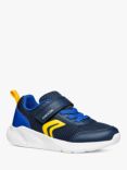 Geox Kids' Sprintye Trainers, Navy/Royal