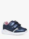 Geox Kids' Sprintye Low Cut Trainers, Navy