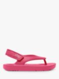 FitFlop Kids' iQushion Back Strap Flip Flops, Magenta Pink