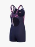 Speedo Kids' Hyperbloom Powerback Legsuit, Navy