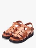 Moda in Pelle Shoon Shipshape Leather Gladiator Sandals