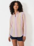 Crew Clothing Seersucker Cotton Shirt, Pink/Multi