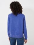 Crew Clothing Pigment Dyed Crew Neck Sweatshirt, Bright Blue