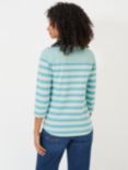 Crew Clothing Essential Breton Stripe Top, Light Blue, Light Blue