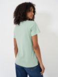 Crew Clothing Perfect V-Neck Slub T-Shirt, Light Green