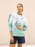 Crew Clothing Ombre Crew Neck Sweatshirt, Light Green