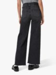 PAIGE Anessa Wide Leg Jeans, Viper Black Distress