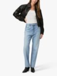 PAIGE Sawyer Straight Jeans, Britain Distressed