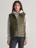 GANT Kids' Padded Down Gilet, Juniper Green