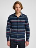 Lee Clean Western Stripe Cotton Shirt, Indigo/Multi