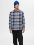 SELECTED HOMME Regular Fit Check Shirt, Sky Captain