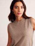 Boden Eva Cashmere Tank Top, Chinchilla Melange