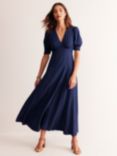 Boden Godet Tea Dress, Blue