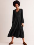 Boden Eve Cloth Midi Dress, Black