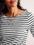 Boden Ella Breton Stripe Long Sleeve Top