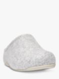 FitFlop Shuv Felt Clog Slippers, Tiptoe Grey