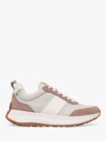 FitFlop F-Mode Flow Flatform Trainers, Dusky Pink/Multi