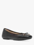 FitFlop Delicato Leather Bow Ballerina Pumps