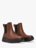 FitFlop Leather Chelsea Boots, Rich Brown